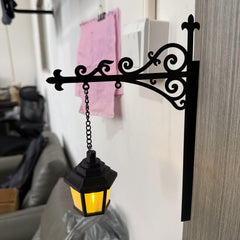 T Library Bookshelf Lighting Lantern Metal Craftwork